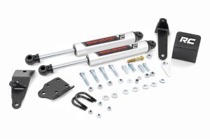 Ram 3500 Steering Stabilizer Kit - Rough Country - V2 Dual | 2-8 Inch Lift - '11-'12